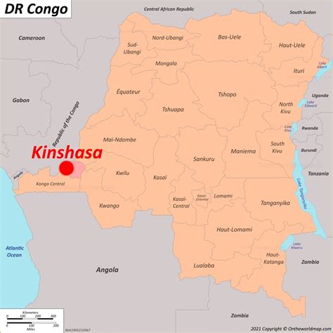 Kinshasa Map .